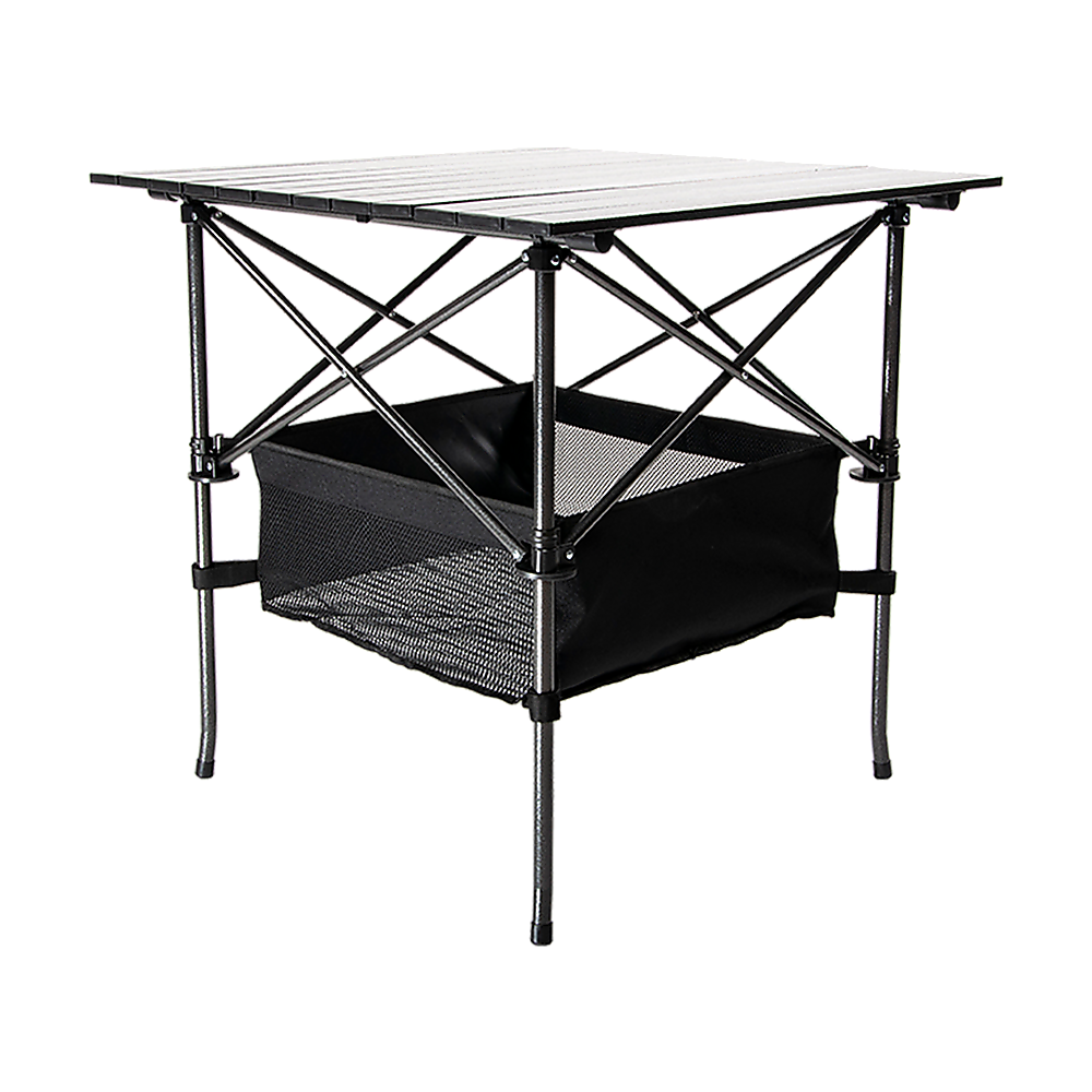 Folding Collapsible Camping Table Caravan - Heavy Duty Steel & Aluminium