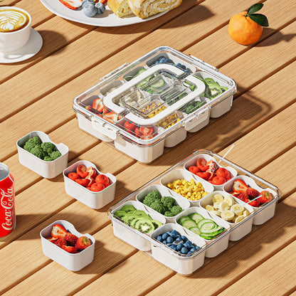 Fresh-Keeping Storage Box - Transparent Food Storage Container with Secure Lid for Kitchen Organization, Salad Crisper